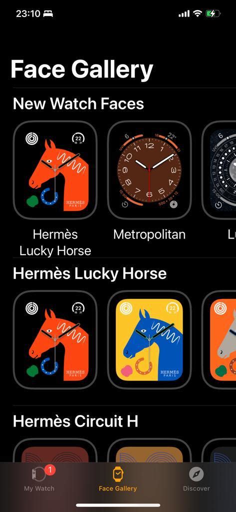 how to download new hermes watch face